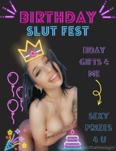 Birthday fest it s almost my birthday baby you know what that means part 2