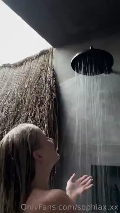 I know you want to see your sweet girl having fun in the shower 