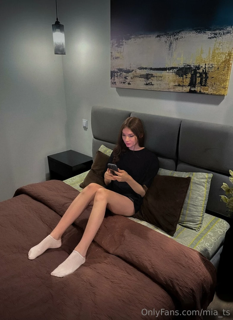 Enjoying a cozy evening at home my smile is bright and the atmosphere 