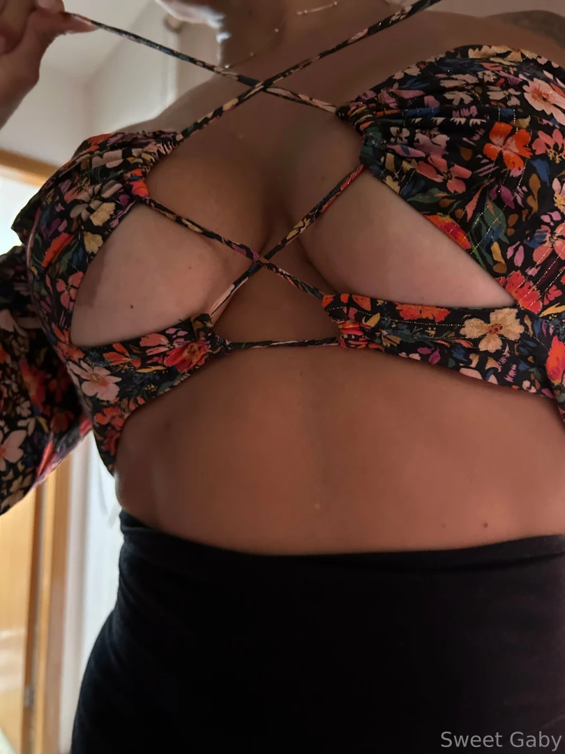 Today this little string must fall but the breasts will be lifted 