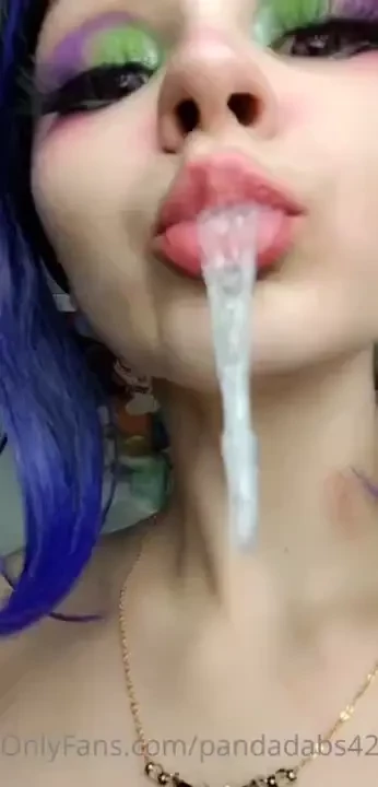 Can i drool or spit in your mouth swipe to watch me get all sloppy on part 1 
