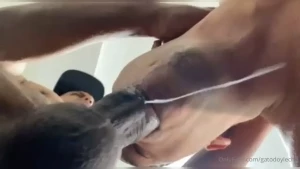 I like it so i slide until i come and throw the last drop of milk me