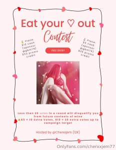 Eat your heart out contest free entry send a valentine s themed with