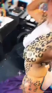 Here s some bts from the body paint shoot i am doing today