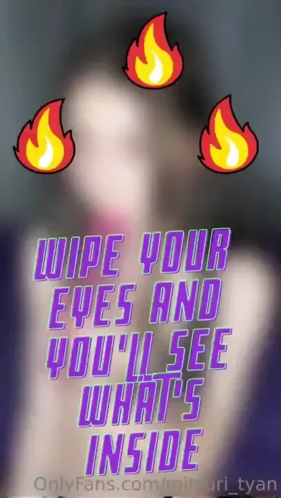 Cute rub your eyes to see what s inside would you think that he would 