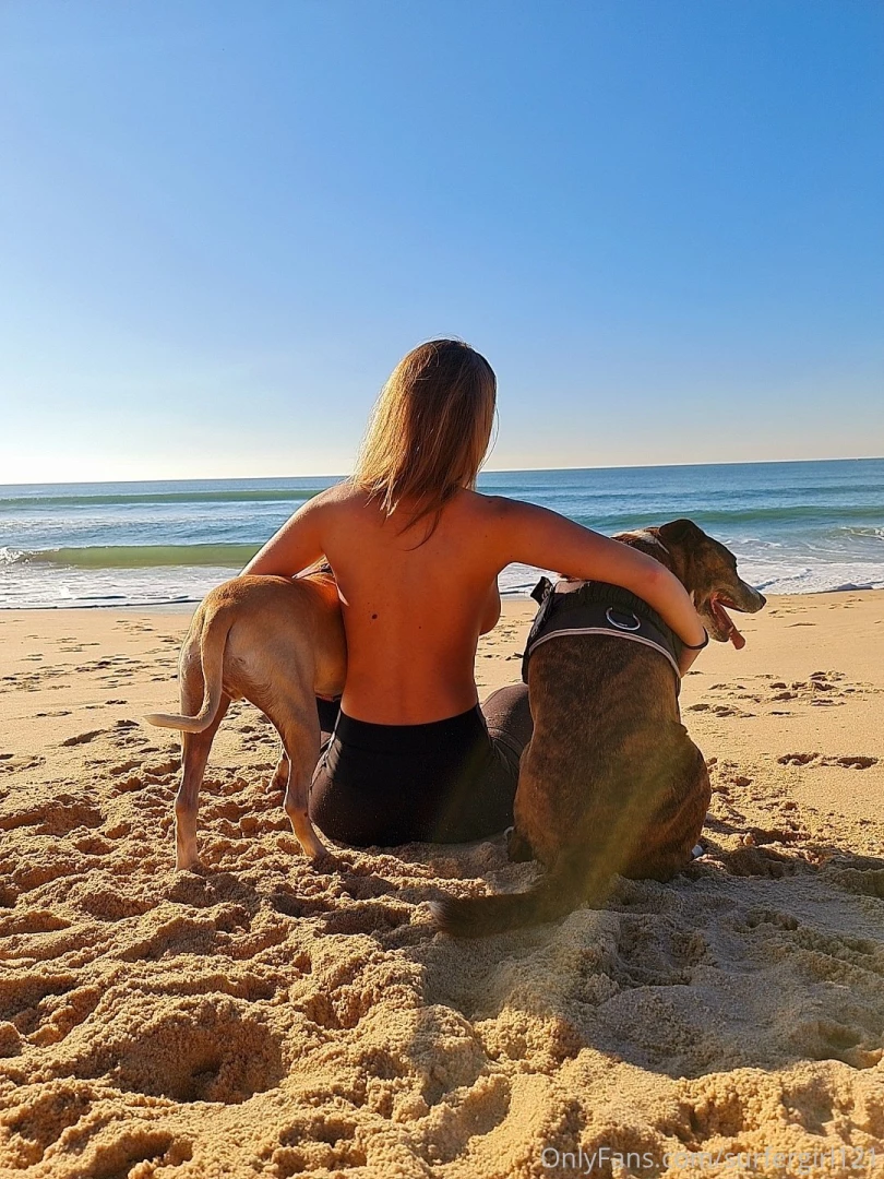 surfergirl121 - Amazing day at the beach with the pups this week check your messages part 4 