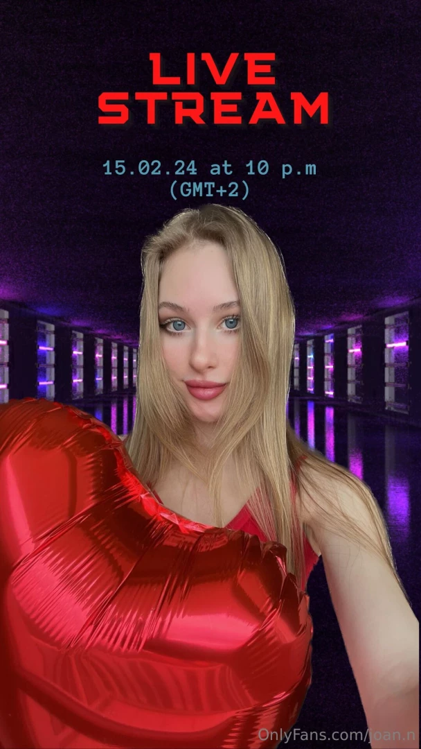 As early as tomorrow i look forward to seeing you on my hot stream at 