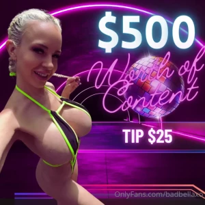 First fan to tip 25 will get 500 worth of my exclusive content hurry