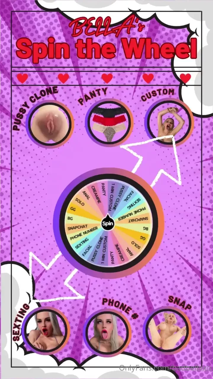 Spin the wheel of temptation feeling lucky take a spin and win some of 