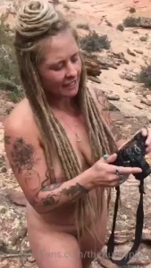 Bree was so happy about her first nude-shoot experience once the