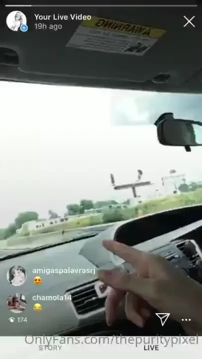 Fun with lily in the car 