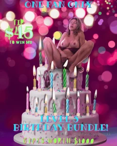 Celebrate big with me my birthday is coming up at the end of the month