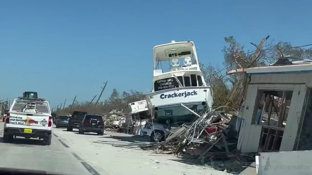 Just got back from delivering supplies to fort myers beach it s going part 9 
