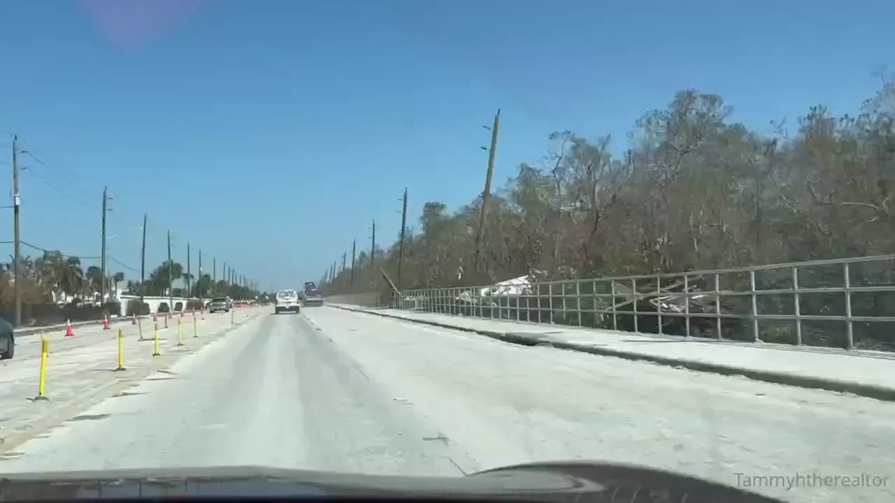 Just got back from delivering supplies to fort myers beach it s going part 13 