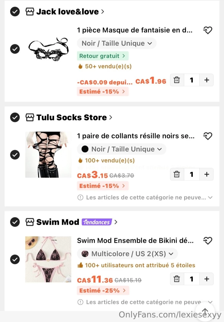 Hey pour celui qui a envie de me faire plaisir en m achetant ces 