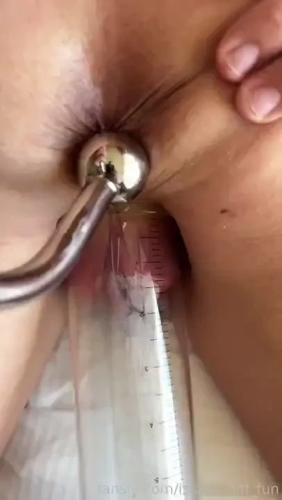 Pumping hook in the ass and wearing a 3 skirt in public with a pumped part 3 