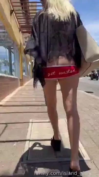 Pumping hook in the ass and wearing a 3 skirt in public with a pumped part 4 
