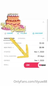 Go to your profile and turn on your refill new videos in this month of