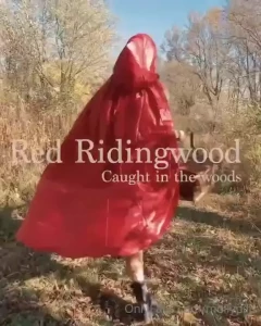Trick or treat my halloween cosplay movie red ridingwood caught in the