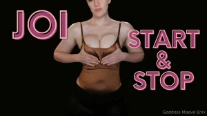 Joi start amp stop length 5 36 i tease you with my covered tits and