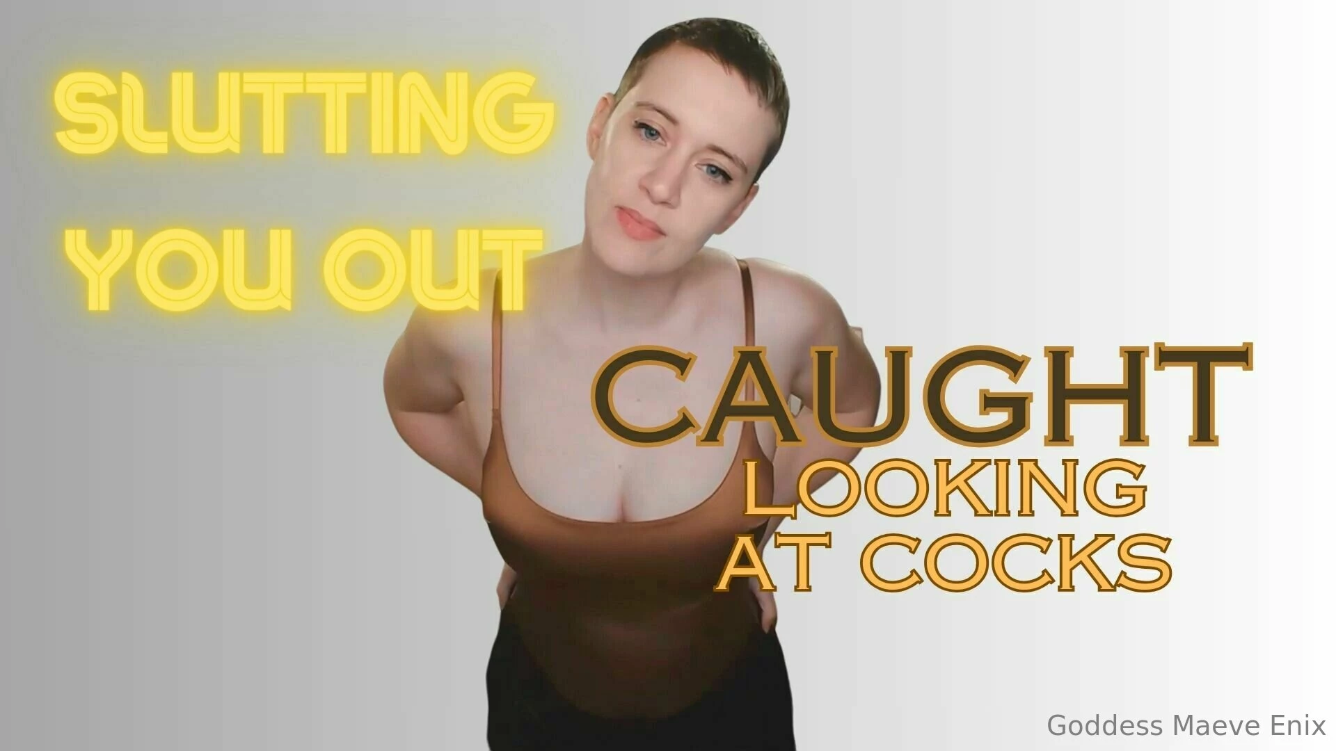Slutting you out - caught looking at cocks length 9 55 i see that porn 