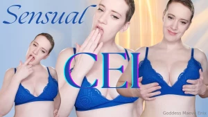 Sensual cei pump for goddess and push out all that cum to feast on you