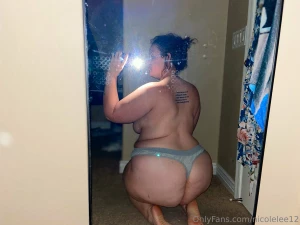 Messy mirror photo dump