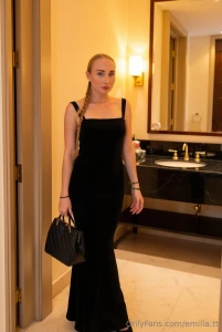 There are evenings that whisper wear the dress not for anyone else