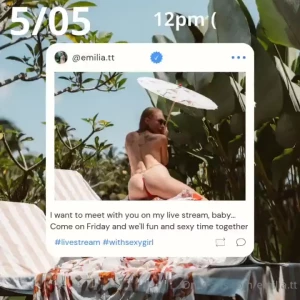 Great news honey we re going to have a live stream laughing flirting