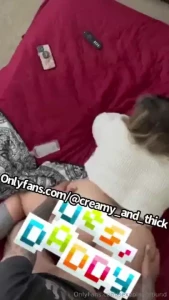 She sure loves them backshots creamy_and_thick