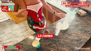 Dovevo fare i biscotti ma almeno arrivato un bianco natale