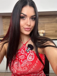 In a world of black and white my beauty in red shines elegance in