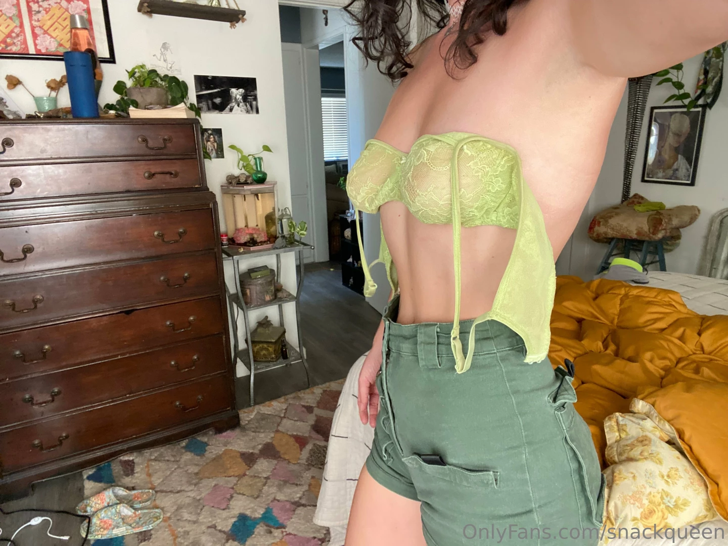 This bra really wants to cling on to my perky boobs but don t worry i 