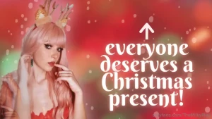 It s me santa girl lina and i think that everyone deserves a present