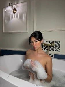 Wait til the foam disappears