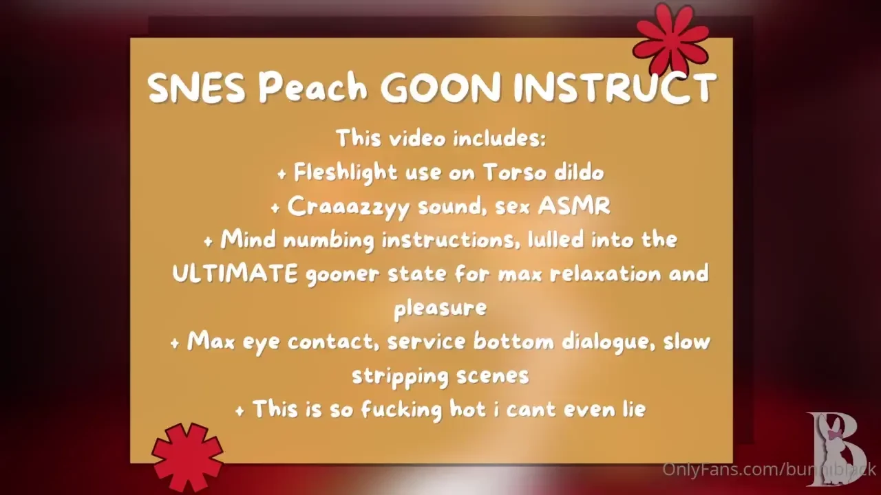 Snes peach goon instruct this was sooo fucking hot to film i really part 2 