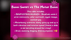 Bunni sweet vs the motor bunni this video includes bdsm extravaganza - part 2