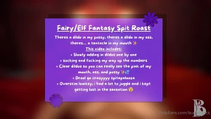 Fairy elf fantasy spit roast theres a dildo in my pussy theres a dildo part 1