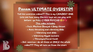 Panam ultimate overstim yall like overstim videos this is my craziest