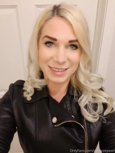 Looking like a biker chick