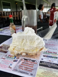 This coconut cream pie was so delicious