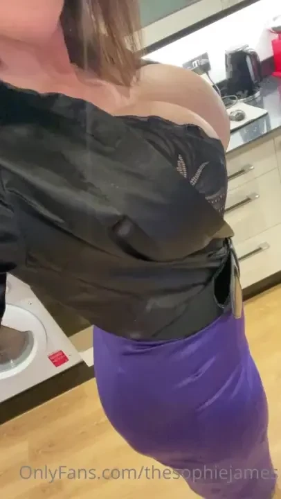 Look at those big fake tits that lacy black bra 