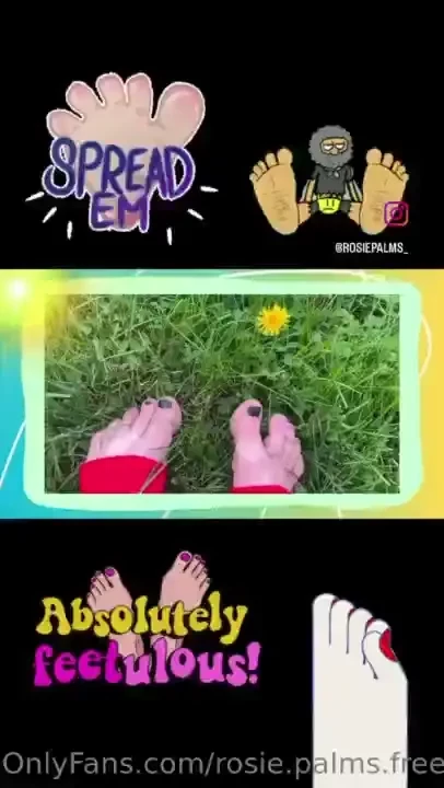 Just my wiggly toes and me 