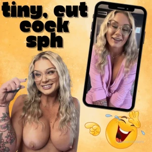 New nbsp making fun of and comparing your small cut cock to the big