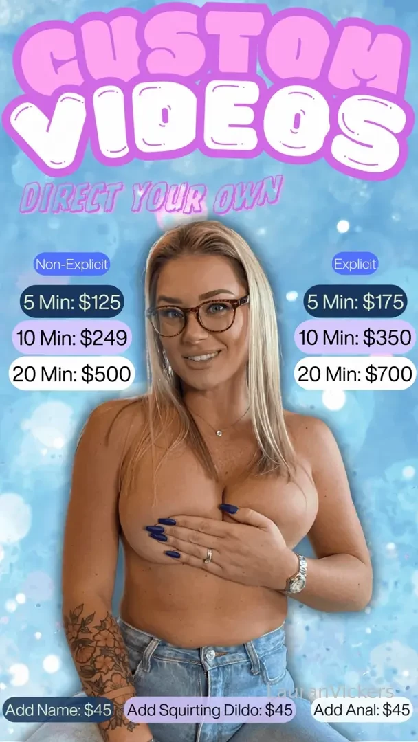 Direct your own porn with me as your star get a custom video add your 
