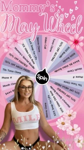 Mommy s may wheel new wheel brand new prizes your cock is guaranteed