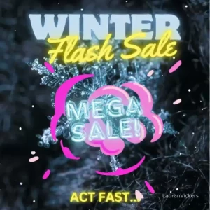 Winter flash sale mega sale first fan to tip 20 gets a huge xxx bundle