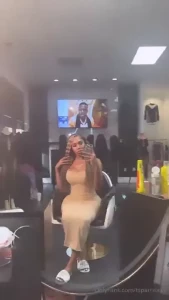 My sissy boy treated me to get my hair done who else gonna treat me to