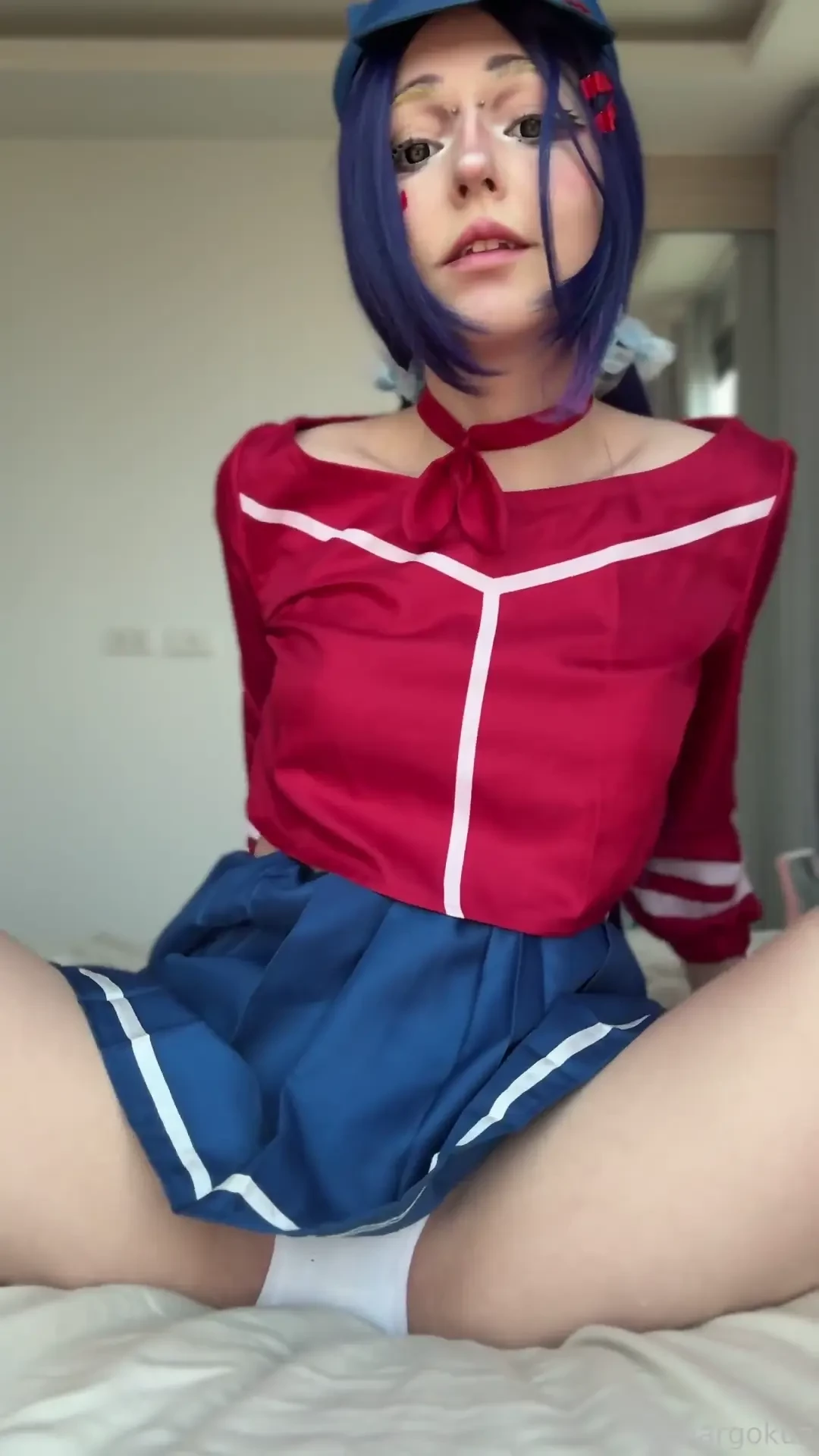 White panties make the perfect detail in my mita s cosplay you like it 