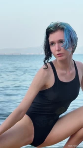 A calm beach morning just me and my flow but i felt your eyes on me
